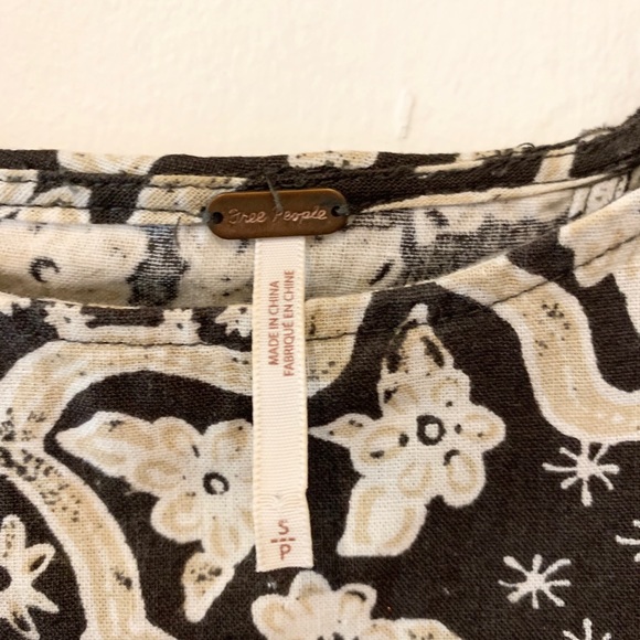 Free People Open Back Blouse Tank - Picture 4 of 5